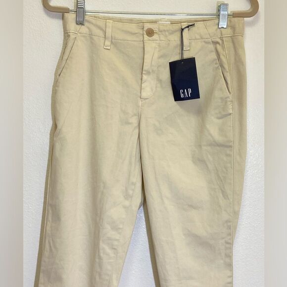 GAP - Girlfriend Chino Pants - Women's 2/26 Khaki Pants - NWT - Picture 6 of 7